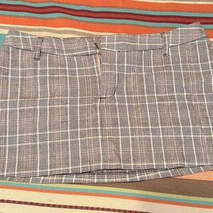 Plaid Mini Skirt